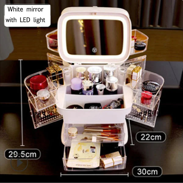 You Are Magnifique - Rangement cosmetique avec miroir et led