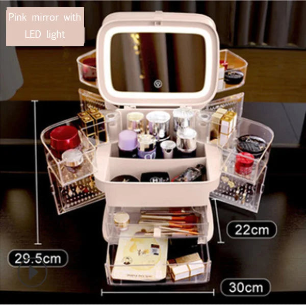 You Are Magnifique - Rangement cosmetique avec miroir et led