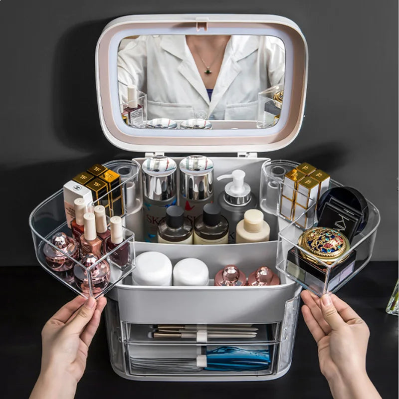 You Are Magnifique - Rangement cosmetique avec miroir et led