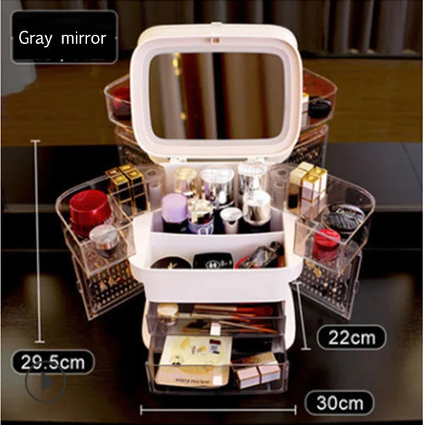 You Are Magnifique - Rangement cosmetique avec miroir et led