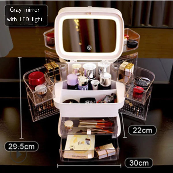 You Are Magnifique - Rangement cosmetique avec miroir et led